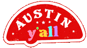 Pride Howdy Sticker by Visit Austin