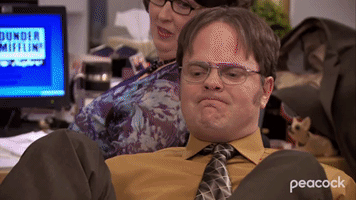 Dwight Spills Coffee On Himself