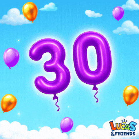 Happy Birthday GIF by Lucas and Friends by RV AppStudios