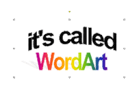 Old School Text Sticker