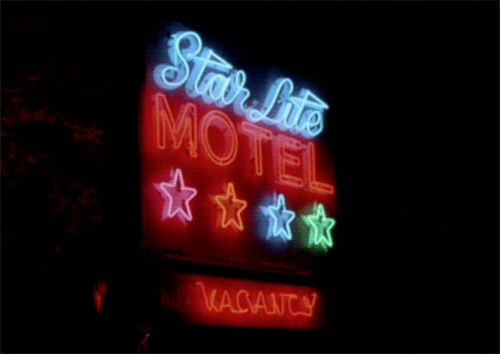 neon motel GIF