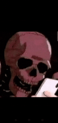 Shocked Skelton GIF