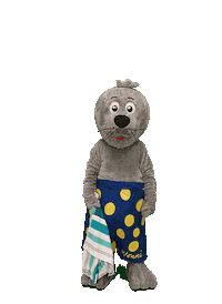 mascot swimming Sticker by WONNEMAR Erlebnisbad Ingolstadt