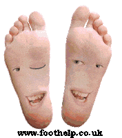 feet foot Sticker