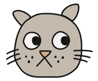 Cat Frown GIF by Thank You Coffee