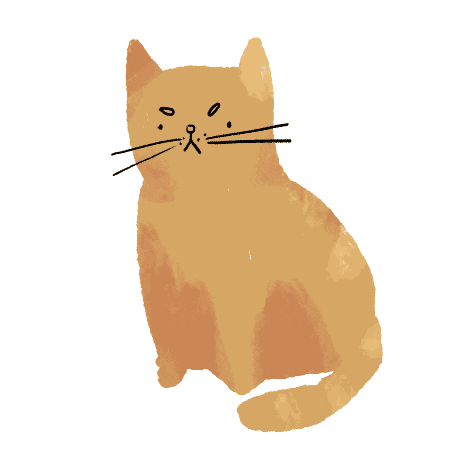 Angry Cat Sticker by sadbasil