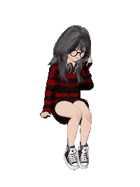 Sweet Girl Avatar Sticker by Bel Diniz