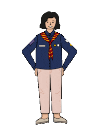 Scout Partio Sticker by Finlands Svenska Scouter