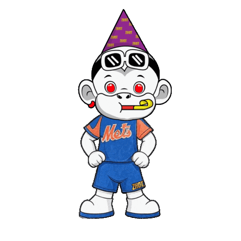 New York Mets Win Sticker by Zhot