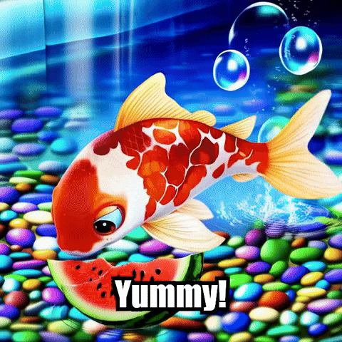 Koi Fish Summer GIF by TheConfishius