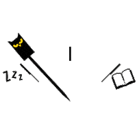 school sleep Sticker by GUARANA