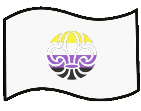 Flag Sticker by Scouterna