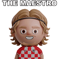 Luka Modric Football Sticker by OneFootball Heads
