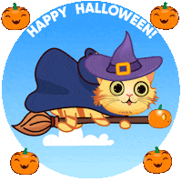 Halloween Cats GIF by JPedicini