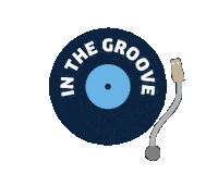 Record Player Dj Sticker by Chase