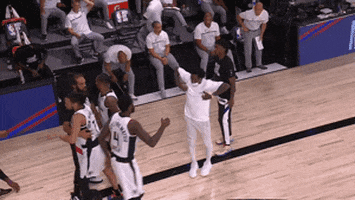Lets Go Hug GIF by NBA