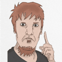 Serious Face GIF