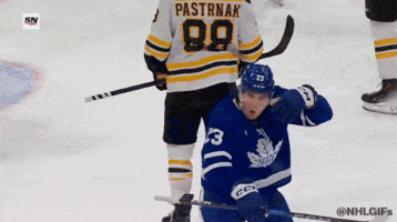 Happy Toronto Maple Leafs GIF by NHL