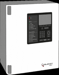 telenot fire brand security alarm GIF