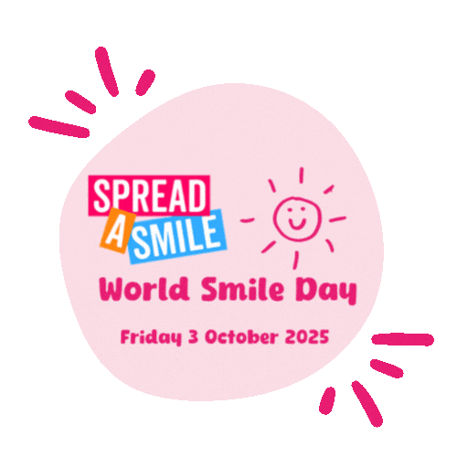 Charity World Smile Day Sticker by Spread a Smile