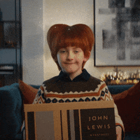 WaitroseAndPartners love happy heart christmas GIF