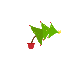 Christmas Tree Sticker by Cut the Mustard