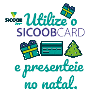 Natal Sticker by Sicoob Saromcredi