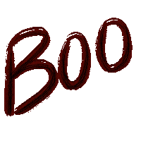 Scared Halloween Sticker