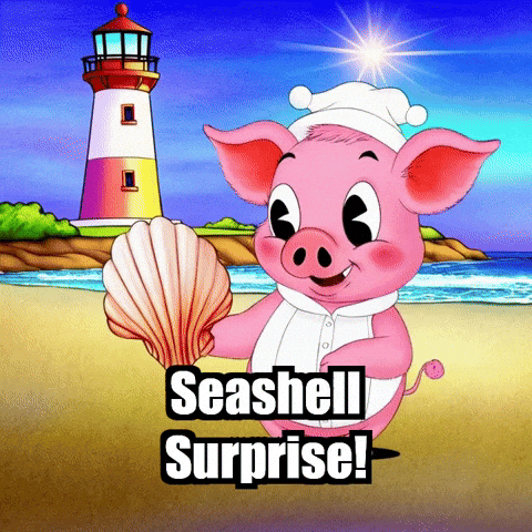 Beach Ocean GIF by The Pigasso