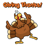 Thanksgiving Turkey Sticker