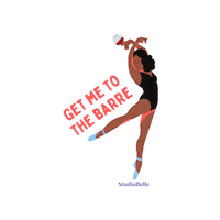 Bar Ballet Sticker by StudioBelle Fitness
