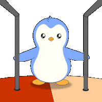 Happy Lets Go Sticker by Pudgy Penguins