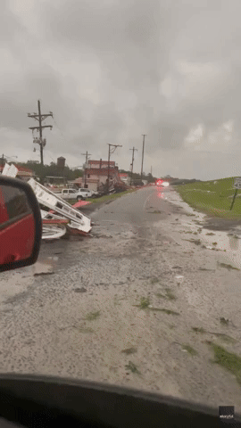 Beloved Restaurant Left Damaged After EF-2 Tornado Rips Through Louisiana Town
