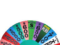 Spin The Wheel Free Play Sticker by Wheel of Fortune