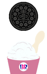 Ice Cream Happiness Sticker by Baskin-Robbins Middle East