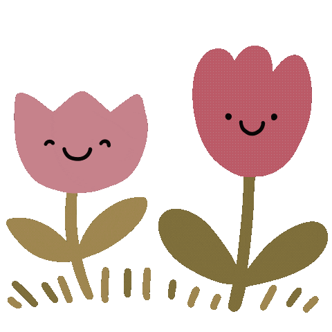 Happy Flowers Sticker