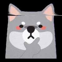allisonchan2 dog thinking husky jomug9 GIF