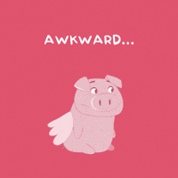 Awkward Flying Pig GIF by PositivelyPigasus
