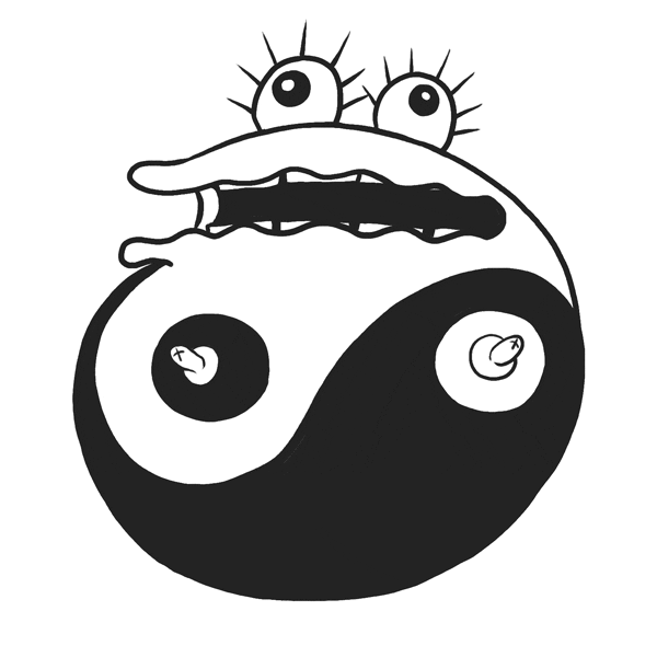 happy yin yang GIF by YoMeryl