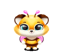 Happy Bee Sticker by TutoTOONS