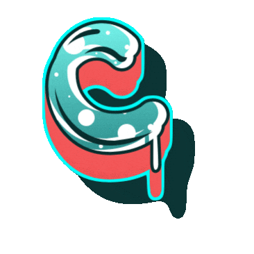 Street Art Typography Sticker by The3Flamingos