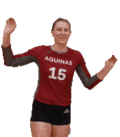Saints Volleyball Player Sticker by Aquinas Volleyball
