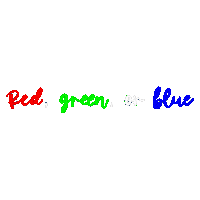 Red Green Blue Rgb Sticker