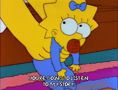 Listen Season 3 GIF by The Simpsons