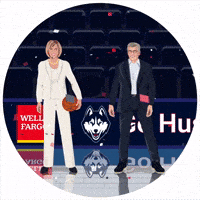 Bleed Blue Uconn Huskies GIF by Wells Fargo