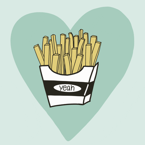 Fries Chips GIF by zartmintdesign