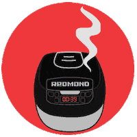 redmond_company eating cooking пп steamer Sticker