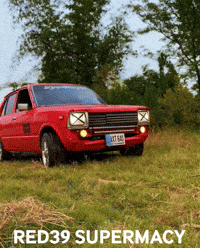 thewantedcar red39 suzuki fx red 39 maruti ss80 GIF