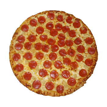 hungry pizza STICKER by imoji