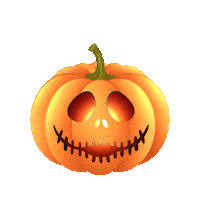 outfoxeddesign halloween spooky pumpkin happyhalloween Sticker